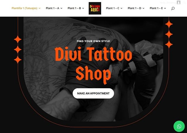 plantillas de servicio